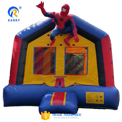 Spiderman Retiro inflable para niños Color personalizado Inflables niños Trampolín