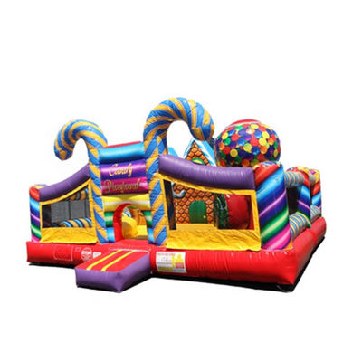 14 años de PVC para niños Parque de diversiones dulces Inflable castillo de salto para la diversión al aire libre