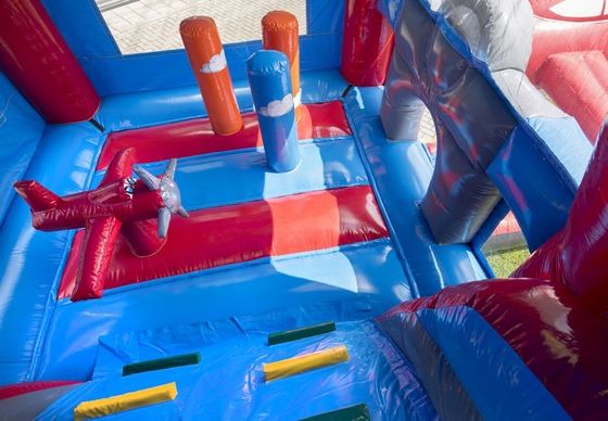 Rango de edad 14 Años hasta el Castillo Slide Combo Inflable Salto Castillo Aeroplano para niños