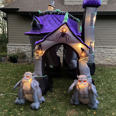 Tamaño personalizado Casa encantada inflable Castillo de rebote para niños y adultos