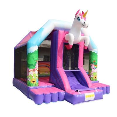 Chicas Rosa dibujos animados Bala Hada Mágica Inflable castillo de salpicadores con diapositiva 6 * 4 * 3,5m Tamaño