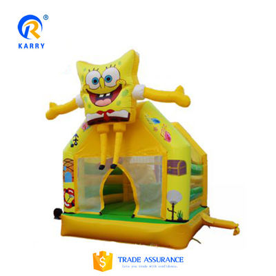 Alquiler de juegos de niños Diseño de dibujos animados Casa de salto Salto de salto con material de PVC