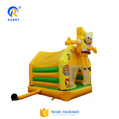 Alquiler de juegos de niños Diseño de dibujos animados Casa de salto Salto de salto con material de PVC