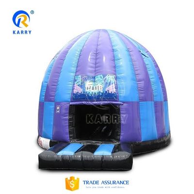 Disco divertida Cúpula Inflable Retiro EN14960 Certificado Fun castillo de rebote para niños