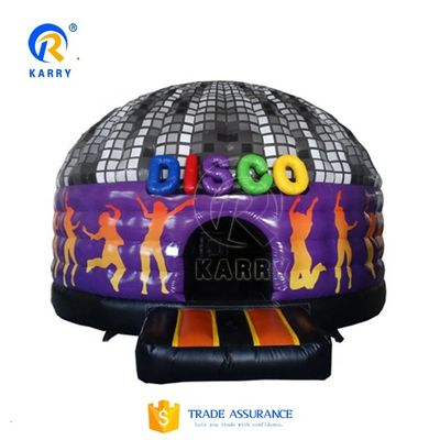 Disco divertida Cúpula Inflable Retiro EN14960 Certificado Fun castillo de rebote para niños