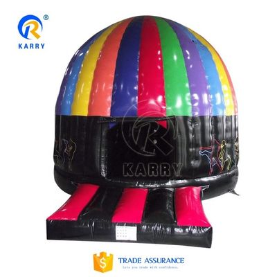 Disco divertida Cúpula Inflable Retiro EN14960 Certificado Fun castillo de rebote para niños