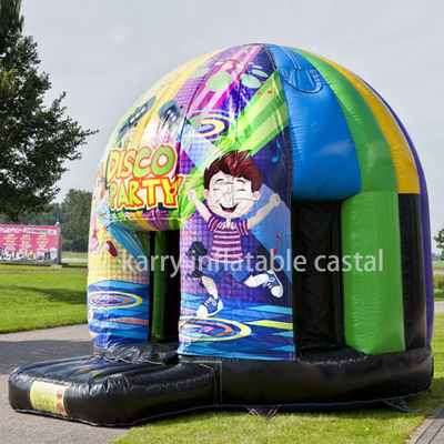Disco divertida Cúpula Inflable Retiro EN14960 Certificado Fun castillo de rebote para niños