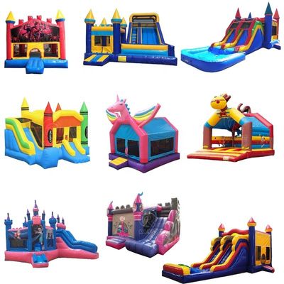Accesorios de reparación de sopladores de CE tamaño personalizado Inflable Casa de rebote combo para exteriores