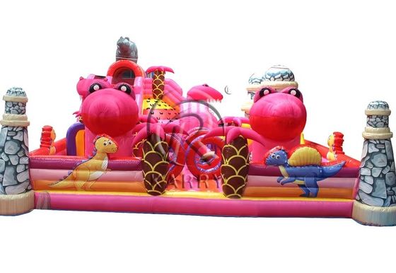 14 años de edad Popular Centro Comercial Inflable Fun City Dragón Castillo Rebordante para Niños