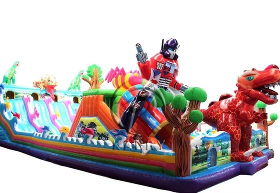14 años de edad Popular Centro Comercial Inflable Fun City Dragón Castillo Rebordante para Niños