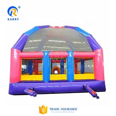 Casa de salto inflable gigante de grado comercial tamaño personalizado y soplador incluido