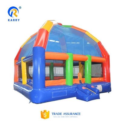 Casa de salto inflable gigante de grado comercial tamaño personalizado y soplador incluido