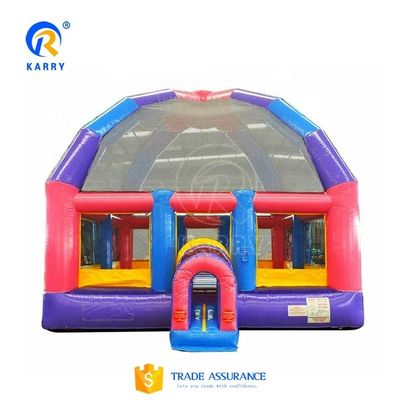 Casa de salto inflable gigante de grado comercial tamaño personalizado y soplador incluido