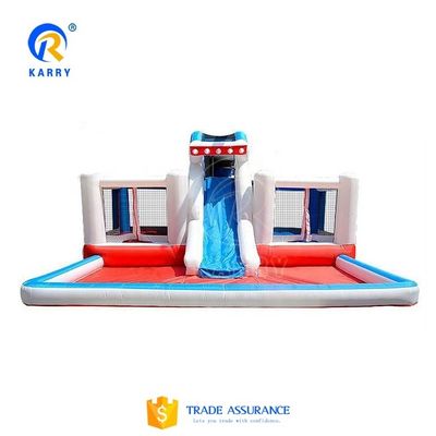 Castle Kids Inflable Shark Bounce House Jumper con tobogán de agua y diseño portátil