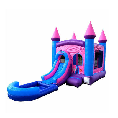 Explotar Moonwalk Bouncer Salto Casa de salto Castillo de salto Combo con tobogán de la piscina