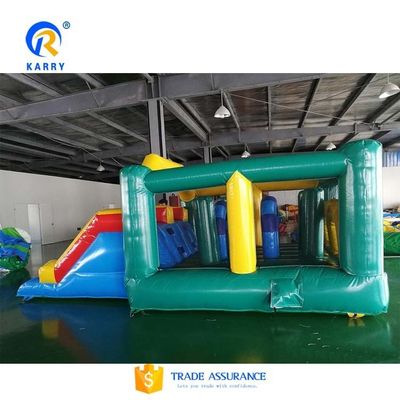 Equipo de la ciudad de la diversión inflable unisex con castillo de rebotes y combinación de toboganes
