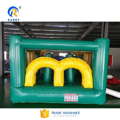 Equipo de la ciudad de la diversión inflable unisex con castillo de rebotes y combinación de toboganes