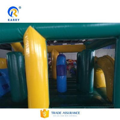 Equipo de la ciudad de la diversión inflable unisex con castillo de rebotes y combinación de toboganes