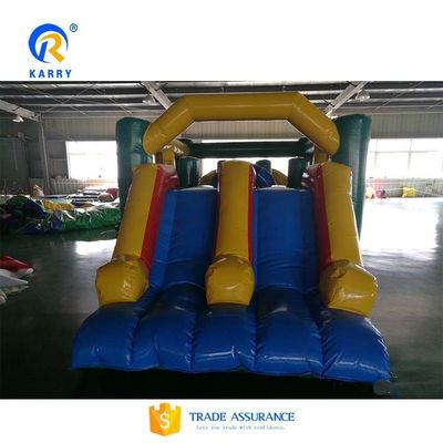 Equipo de la ciudad de la diversión inflable unisex con castillo de rebotes y combinación de toboganes