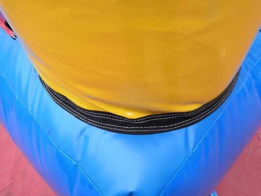 EN14960 Certificado color personalizado Sésamo Street Inflatable del patio de recreo para niños