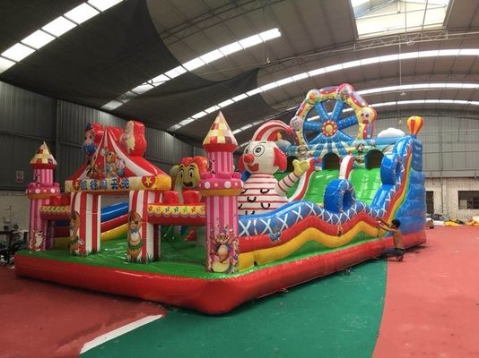 Platón PVC material de lonas Características Circo Parque infantil inflable Castillo de los porteros