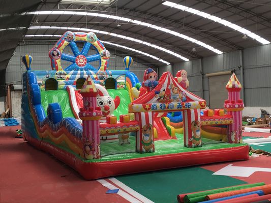 Platón PVC material de lonas Características Circo Parque infantil inflable Castillo de los porteros