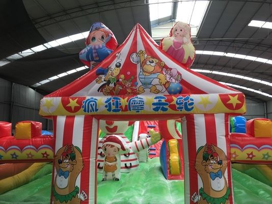 Platón PVC material de lonas Características Circo Parque infantil inflable Castillo de los porteros
