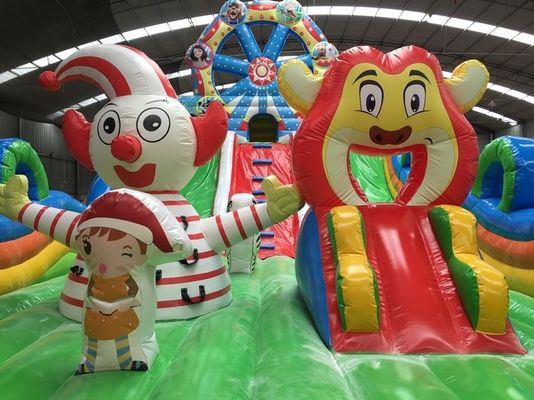 Platón PVC material de lonas Características Circo Parque infantil inflable Castillo de los porteros