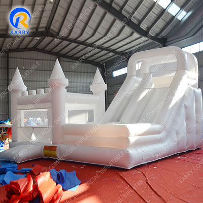 Tamaño personalizado Deslizador húmedo seco Combo Inflables Moonwalk Salto Castillo