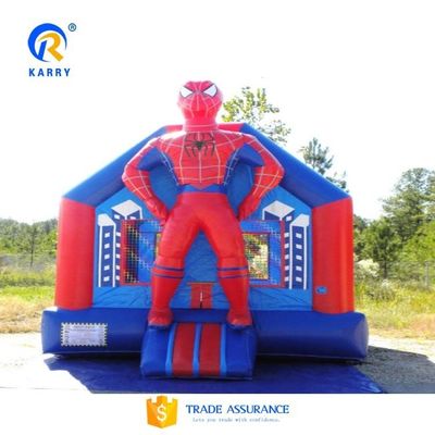Eventos dibujos animados Spider Bouncy House Star Inflatable Jumping Castle para adultos y niños