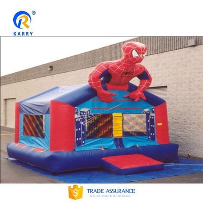 Eventos dibujos animados Spider Bouncy House Star Inflatable Jumping Castle para adultos y niños