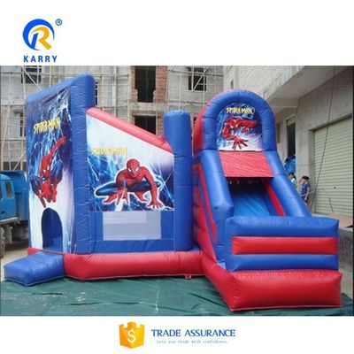 Eventos dibujos animados Spider Bouncy House Star Inflatable Jumping Castle para adultos y niños