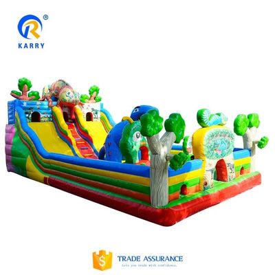 Slide de agua inflable portátil saltar divertida ciudad soplar hasta el salpicador con doble deslizamiento ancho