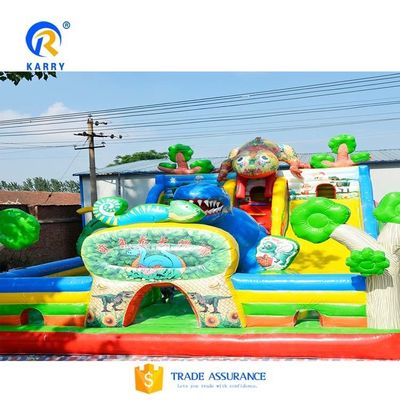 Slide de agua inflable portátil saltar divertida ciudad soplar hasta el salpicador con doble deslizamiento ancho