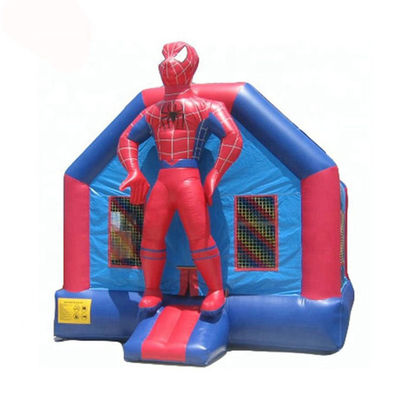 Casa de salto inflable de 65 kg con tobogán y diseño de salto aéreo 3D de Spiderman