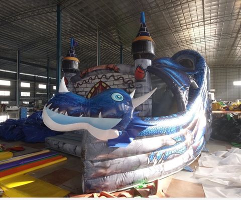 Centro de actividades inflables para niños con castillo personalizable y casa de salto