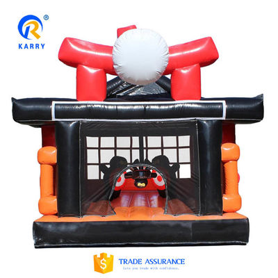 Castillo de Trampolín Inflables de Budokan Material de PVC Juego de salto Castillo de salto 6*5*4,2m
