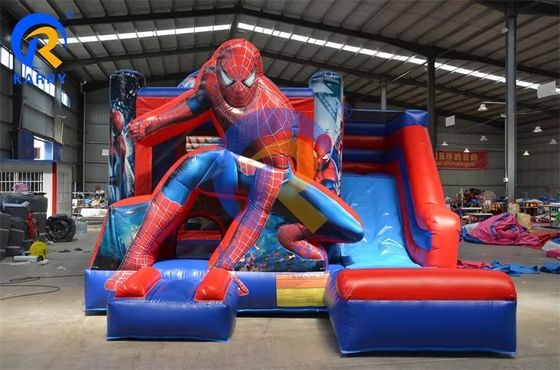 Spiderman Casa Inflable de Salto Combo Castillo de Salto para el Entretenimiento Infantil