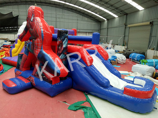 Spiderman Casa Inflable de Salto Combo Castillo de Salto para el Entretenimiento Infantil