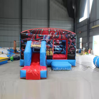 Spiderman Casa Inflable de Salto Combo Castillo de Salto para el Entretenimiento Infantil