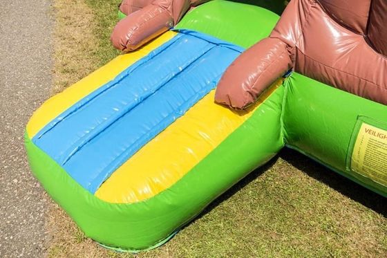Trampolín de tobogán combinado inflable con casita de árbol EN71/CE/Certificado con plomo e impresión de logotipos