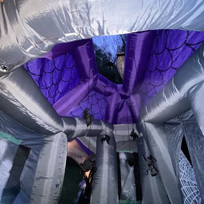 Portable Temática de Halloween Inflable Casa de rebote encantada para el entretenimiento de adultos
