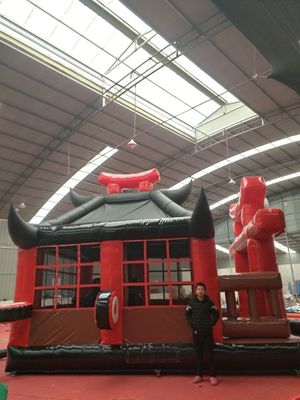 KR-BH610 Características PORTABLE Yard Comercial Inflatable Bouncer PVC