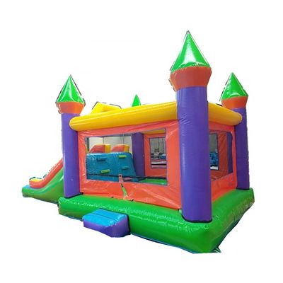 Casa de salto inflable unisex con doble deslizamiento Castillo de salto con material de PVC