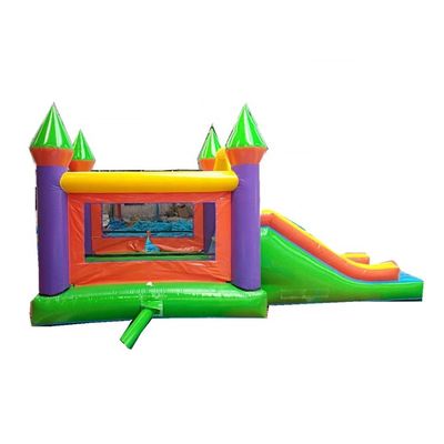 Casa de salto inflable unisex con doble deslizamiento Castillo de salto con material de PVC