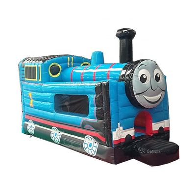Como en la imagen Thomas Little Train Castillo de salto con tobogán Castillo inflable con tobogán