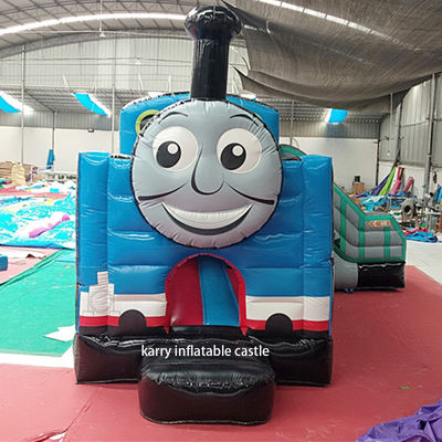 Como en la imagen Thomas Little Train Castillo de salto con tobogán Castillo inflable con tobogán