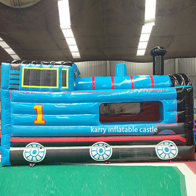 Como en la imagen Thomas Little Train Castillo de salto con tobogán Castillo inflable con tobogán