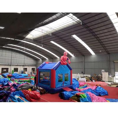 CE Blower Incluido Spider-Man Blown Bouncer Personalizado Casa de Salto Comercial