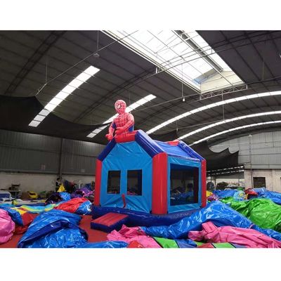 CE Blower Incluido Spider-Man Blown Bouncer Personalizado Casa de Salto Comercial